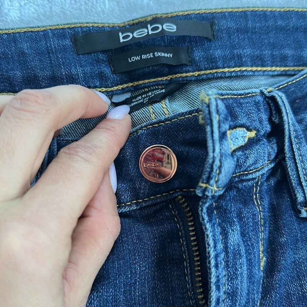 Bebe Low Rise Jeans - Picture 3 of 4